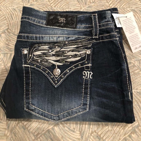 ‼️SOLD‼️ NWT Womens Miss Me Mid-Rise Easy Boot Jeans - Picture 8 of 14